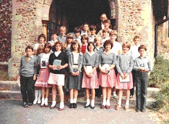 Children on Church Steps
